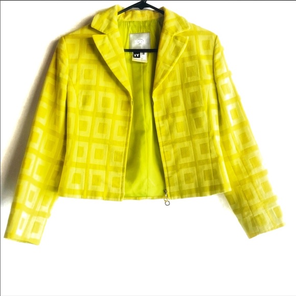 Versace Jackets & Blazers - Versace Couture Square Print Cropped Blazer